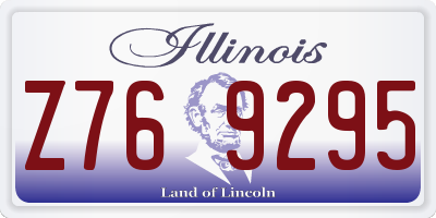 IL license plate Z769295