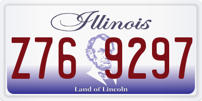 IL license plate Z769297