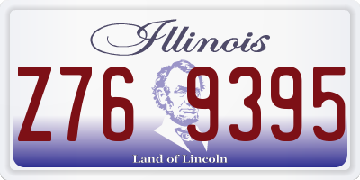 IL license plate Z769395
