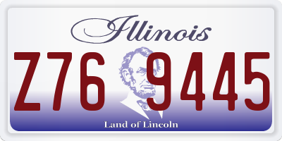 IL license plate Z769445
