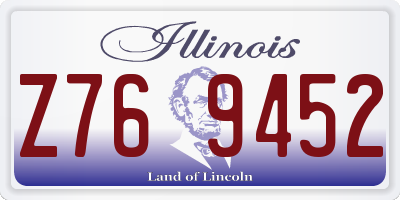 IL license plate Z769452