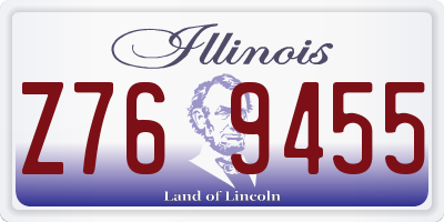 IL license plate Z769455