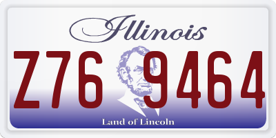 IL license plate Z769464