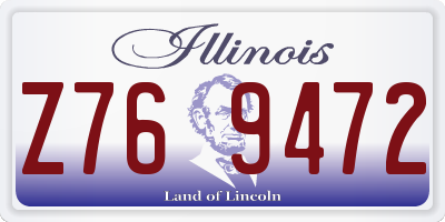IL license plate Z769472