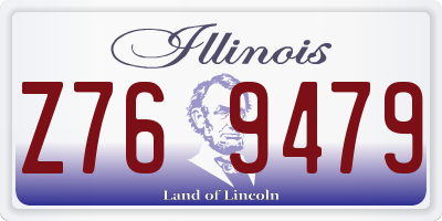 IL license plate Z769479