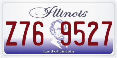 IL license plate Z769527