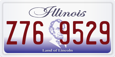 IL license plate Z769529