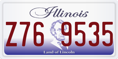 IL license plate Z769535