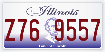 IL license plate Z769557