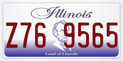 IL license plate Z769565