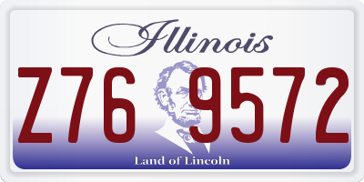 IL license plate Z769572