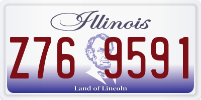 IL license plate Z769591