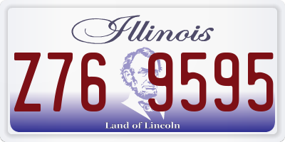 IL license plate Z769595