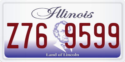 IL license plate Z769599