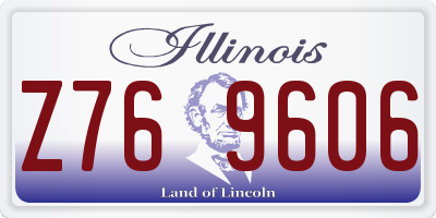 IL license plate Z769606