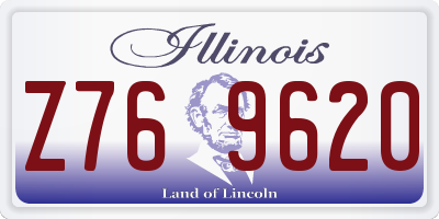 IL license plate Z769620