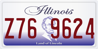 IL license plate Z769624