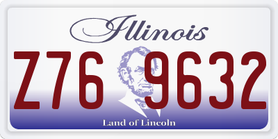 IL license plate Z769632