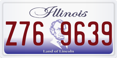IL license plate Z769639