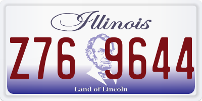 IL license plate Z769644