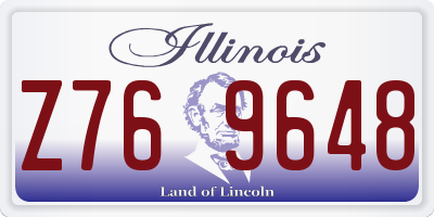 IL license plate Z769648