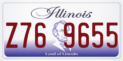 IL license plate Z769655