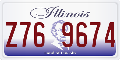 IL license plate Z769674