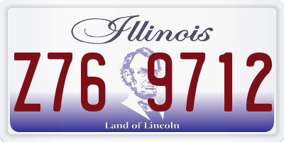 IL license plate Z769712