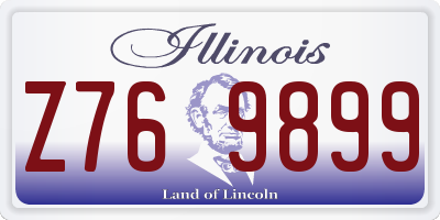 IL license plate Z769899