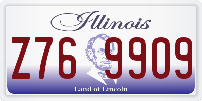 IL license plate Z769909
