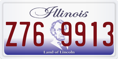 IL license plate Z769913