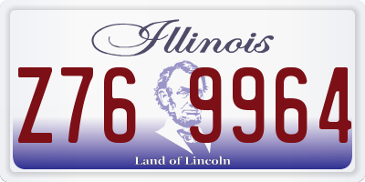 IL license plate Z769964
