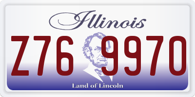 IL license plate Z769970