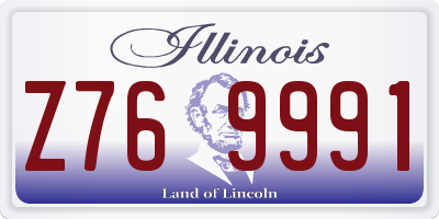 IL license plate Z769991