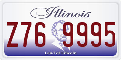 IL license plate Z769995