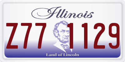 IL license plate Z771129
