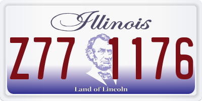 IL license plate Z771176