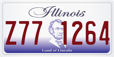 IL license plate Z771264