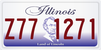 IL license plate Z771271