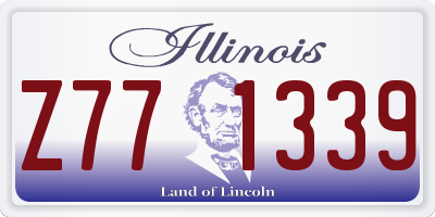 IL license plate Z771339