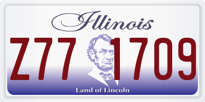 IL license plate Z771709