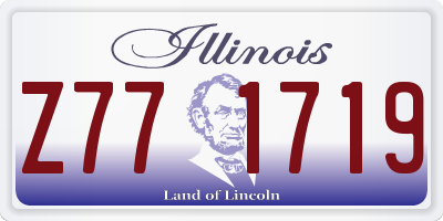 IL license plate Z771719