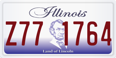 IL license plate Z771764