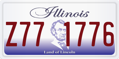 IL license plate Z771776
