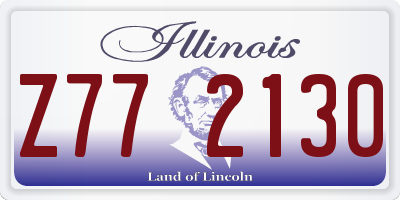 IL license plate Z772130
