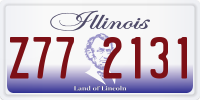 IL license plate Z772131
