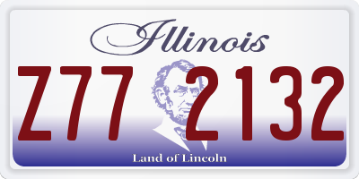 IL license plate Z772132