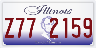 IL license plate Z772159