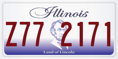 IL license plate Z772171