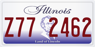 IL license plate Z772462